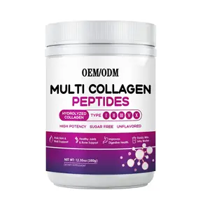 Multi-collagen peptide powder Beauty products Collagen drinks Vitamin C supplements for men and women