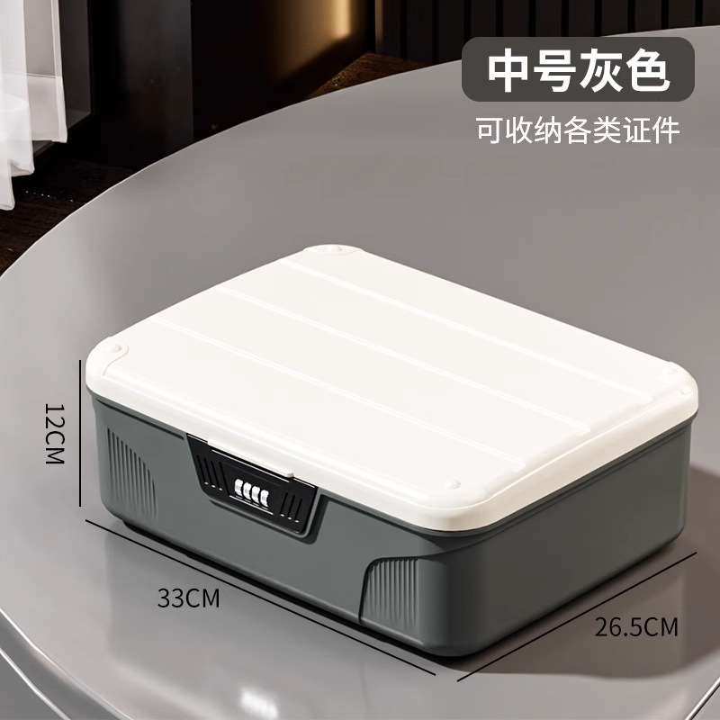 Medium gray size - with compartment [four-digit password]