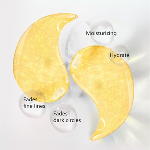 Cosmétiques de beauté coréens de marque privée personnalisés sous le <span class=keywords><strong>masque</strong></span> pour les yeux au collagène hydrogel en or 24 carats - Product Image 4