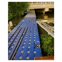 Plateformes flottantes modulaires en HDPE pour aquaculture, cages de pêche, ponts flottants, quais pour bateaux et plateformes pour bateaux à pistons, résistantes aux UV