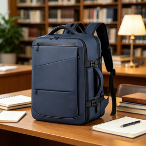 2026 Unisex Stylish 20-35l Large Capacity Laptop Backpack Usb Rechargeable Laptop Backpack with Zipper Business Travel Backpack - Product Image 1