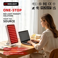 Thérapie par lumière infrarouge proche à 6 longueurs d'onde, lampe de thérapie par lumière rouge haute puissance 60 LED pour sauna à domicile, salle de sport