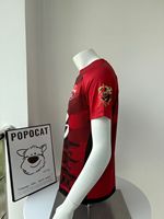 Vêtements de sport athlétiques 100% polyester, imprimés en sérigraphie, tricotés, légers, respirants, pour marathon, course à pied, t-shirts personnalisés avec logo