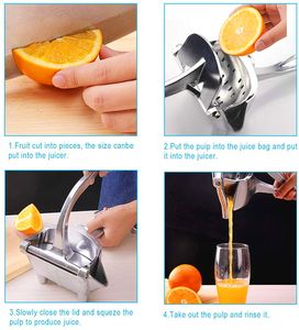 Presse-agrumes manuel en alliage d'aluminium durable de vente en gros presse-citron presse-fruits et légumes outils pour jus - Product Image 5