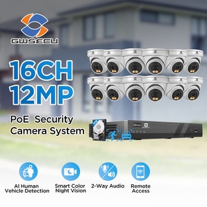 16 kênh 12x12MP Ultra HD 4K POE NVR máy ảnh CCTV hệ thống giám sát ai tầm nhìn ban đêm 16CH An Ninh Dome 12MP máy ảnh với <span class=keywords><strong>DVR</strong></span> - Product Image 2