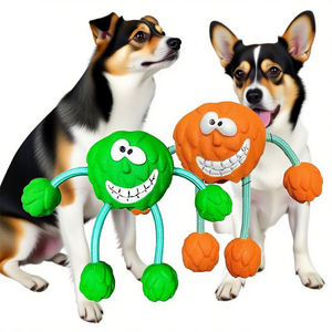 YZS-Pet Coton Corde Boule Conique Jouet Chien Fuite De Nourriture Jouet Alimentaire Puzzle Morsure Interactive Pet Ball Chew Dog Toy - Product Image 6