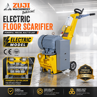 Machine à scarifier les sols en béton CS200E pour l'élimination des revêtements époxydiques intensifs, polisseuse professionnelle à engrenages, certifiée CE