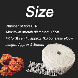 Filet à viande élastique de 3/5/8m pour emballage de saucisses de hot-dog, accessoires de cuisine, filet à viande en coton, outils de cuisson - Product Image 4
