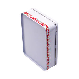 Custom stampato 100ml scatola di latta rettangolare in <span class=keywords><strong>oro</strong></span> copertura aperta rimovibile incernierata in metallo per alimenti stampa Offset <span class=keywords><strong>biscotti</strong></span> latta - Product Image 1