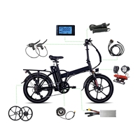 20x2.125 20 pouces 36V 48V 500W vélo électrique à engrenages sans balais Ebike moteur de moyeu de roue arrière