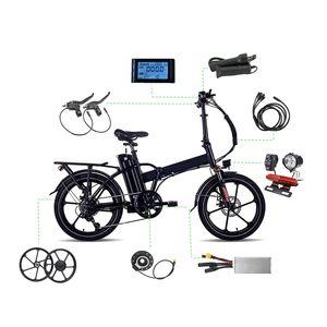 Kit de conversión de bicicleta eléctrica 36V 48V 20 pulgadas grupo de ruedas integradas juegos de motor sin escobillas - Product Image 6
