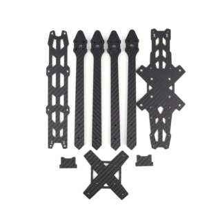 Feuille de fibre de carbone SHENYU 3K 5 mm légère et haute résistance pour cadre de drone, projets DIY et équipement industriel - Product Image 1