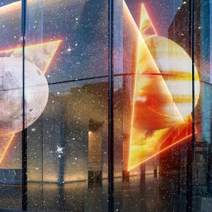 Écran d'affichage vidéo mural LED transparent pour commerce libre-service Lionled P10, taille et forme personnalisables, haute luminosité, <span class=keywords><strong>longue</strong></span> durée de vie - Product Image 1