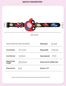 Reloj Infantil <span class=keywords><strong>de</strong></span> Dibujos Animados Ecológico, Nuevo Modelo 2026, Acrílico 3D, Cuarzo, 41 mm, Batería <span class=keywords><strong>de</strong></span> 3 Años <span class=keywords><strong>de</strong></span> Duración - Product Image 6