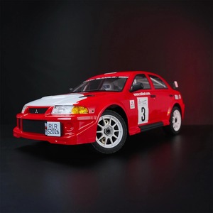RLAARLO SLEVO 1/7 <span class=keywords><strong>Mitsubishi</strong></span> EVO 6.5 TME Coche de Rally RC con Licencia Oficial 4WD sin Escobillas 180A ESC 4274 Motor 6S Servo de 45kg Vehículo RTR - Product Image 6