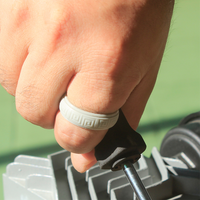 Bague en silicone pour homme à motif rétro sans pierre pour les sports de plein air et les fêtes/cadeaux - RMDS GJJ004