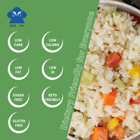 1KG Riz de Konjac Séché, Riz Halal Sain, Glucomannane de Konjac, Riz Shirataki Sec