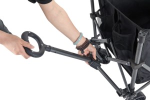 Chariot de jardin pliable réglable portable à roues de 5 pouces, chariot de plage, chariot de pique-nique, chariot de camping pliable - Product Image 3