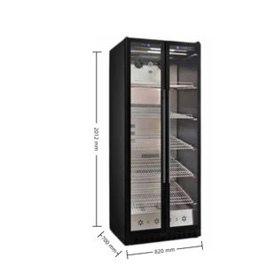 Refrigerador Nuelead NE-345 Forst Free de Acero Inoxidable para Conservación de Carne Fresca, Gabinete para Maduración en Seco de Carne Cruda - Product Image 2