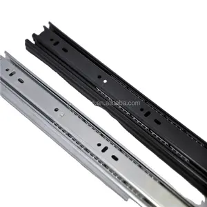 Kitchen Cabinet Hardware 27mm Single Extension Drawer Runners Rieles PARA  Cajones - China Furniture Hardware, Soft Close