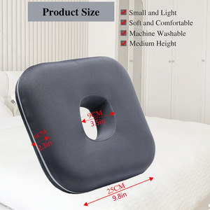 Gaby Sleep Care Head &amp; Newly Ear Piercing Support Memory Foam Slow Rebound Nursing <strong>Square</strong> <strong>Pillow</strong> - Product Image 3