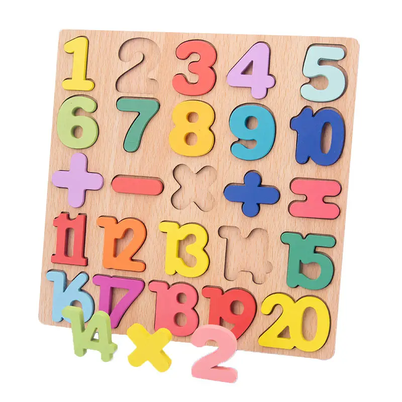 Wholesale Spelling Game Preschool Wooden Shape Math Material Puzzle Toddler Toys Earlier Educational