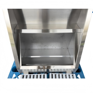 36 Inch 2500m³/hr Ducted Commercial Range Hood <b>in</b> Stainless Steel, Two LED <b>Lights</b>, Baffle Filter - Product Image 3