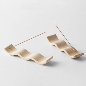 モダンでシンプル 陶器製お香立て ハンドメイド スティックホルダー クリエイティブな線香立て 素朴な香炉 インテリア - Product Image 5