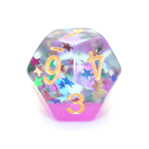 Mới Giao Hàng Nhanh 16Mm Mềm Cạnh Màu Hồng Dnd Chơi Game Đồ Chơi Phụ Kiện Long Lanh Nhựa Dnd RPG Xúc Xắc - Product Image 4