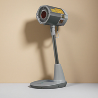 Système de thérapie par spectre profond WIRA 600W sur pied, photothérapie vétérinaire professionnelle pour les cliniques d'animaux de grande taille en noir.