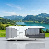 Maison préfabriquée moderne Royalstar N28Ultra, kit de maison préfabriquée en conteneur, petite maison avec chambre et salle de bain pour hôtel, maison, ou habitation.
