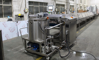 Nouvelle conception de machine à fabriquer des pépites de chocolat de 1g avec tunnel de refroidissement, machine de transformation du chocolat