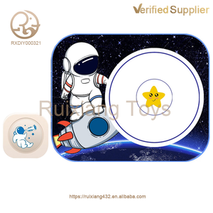 Rueda de cerámica completa para estudio de artista DIY, máquina de fabricación de arcilla de plástico estilo astronauta para cerámica educativa para niños - Product Image 5