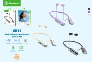 <span class=keywords><strong>Casque</strong></span> sans fil à collier sportif GB11 à bas prix, <span class=keywords><strong>anti</strong></span>-perte, écran LED, style collier, magnétique, karaoké, chant en direct, écouteurs - Product Image 6