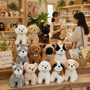 Peluches Chiots Réalistes en Gros, Série Chiens en Peluche Douce, <span class=keywords><strong>Chihuahua</strong></span> Husky Shiba Inu, Peluches Personnalisées OEM ODM pour Marques et Jeux - Product Image 1