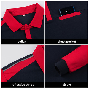 High Quality Breathable Long Sleeve <strong>Work</strong> Polo Shirts CVC <strong>Hi</strong> <strong>Vis</strong> Workwear Shirt Pants <strong>Trousers</strong> - Product Image 3