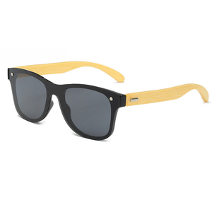 2024 Goedkope Groothandel Custom Logo Meerdere Kleur Frame Heren Dames Gerecycled Bamboe Zonnebril Met Ac Zonnebril <span class=keywords><strong>Lens</strong></span> - Product Image 4