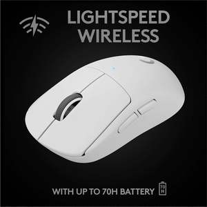 Mouse da Gaming Wireless Logitech G <span class=keywords><strong>PRO</strong></span> X Superlight, Ultraleggero con Sensore Hero 25K, 25.600 DPI, Lunga Durata della Batteria - Product Image 3