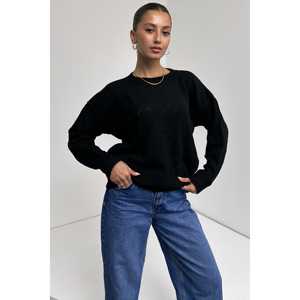 Suéter de Punto con Cuello Redondo y Patrón de Diamantes para Mujer, Manga Larga, Otoño, Casual, Antipilling, Blanco - Product Image 2