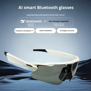 Lunettes de sport intelligentes IA, lunettes de cyclisme, coupe-vent, vision nocturne, musique, appels, <span class=keywords><strong>traduction</strong></span>, enregistrement des réunions, lunettes de soleil, protection UV - Product Image 4