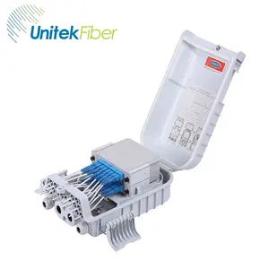 Caja de terminación de fibra para exteriores de fabricación china cajas NAP 16 puertos ODN FTTH caja de distribución de fibra óptica para uso en telecomunicaciones