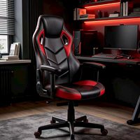 Chaises de bureau exécutives modernes en cuir PU personnalisées en gros, chaises de travail informatiques réglables et chaises de jeu rétractables