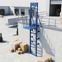Plateforme élévatrice de marchandises hydraulique électrique murale 3m pour usage domestique, 1 étage