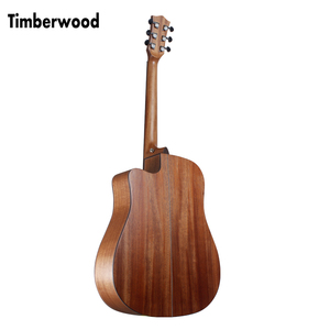 OEM <span class=keywords><strong>guitarra</strong></span> 40 pulgadas corte madera <span class=keywords><strong>guitarra</strong></span> acabado mate abeto sapele de vuelta/lado <span class=keywords><strong>guitarra</strong></span> acústica - Product Image 2