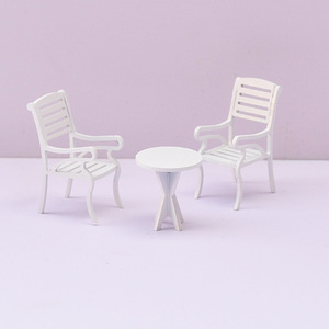Set de Muebles en Miniatura <span class=keywords><strong>para</strong></span> Maquetas Arquitectónicas: Sofá Cama, Gabinete, Mesa de Comedor, Sillas, Alacena, Refrigerador, <span class=keywords><strong>Lavadora</strong></span> 1/25 - Product Image 4