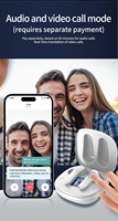 Earbuds Penerjemah Bahasa AI Terlaris, ANC Peredam Kebisingan, Kecerdasan Buatan, TWS Nirkabel, Earphone BT AI