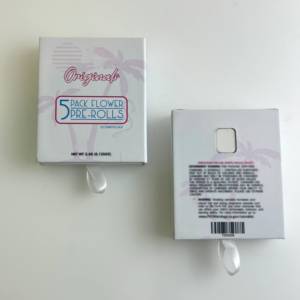 Emballages personnalisés pour boutique de tabac, type OEM, <span class=keywords><strong>à</strong></span> l'épreuve des enfants, avec système de tirage, pour 5 cônes pré-roulés botaniques, avec fentes - Product Image 3