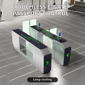 Zento Vente Chaude Anti-talonnage Aéroport E-<span class=keywords><strong>Gate</strong></span> Passport <span class=keywords><strong>Scan</strong></span> et Visage Reconnaître Double-vérification Tourniquet Coulissant Porte - Product Image 5