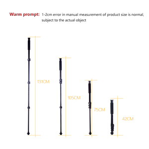 Trépied de voyage professionnel en aluminium avec rotule, compatible projecteur pour prise de vue aérienne, portable pour appareil photo reflex numérique GT-368FS - Product Image 6