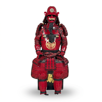 Tragbare Traditionelle Japanische Samurai-Rüstung Vintage Echtleder Unisex Erwachsenen TV- & Film-Cosplay-Kostüm für Live-Action